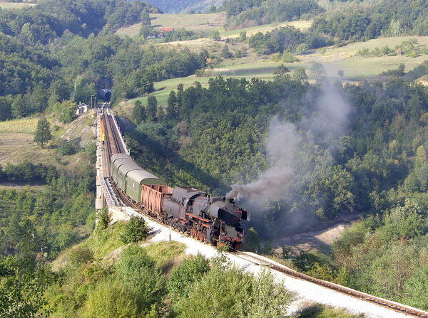 Dampfmotiv aus Serbien (Reise 2007)