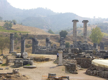 Die beeindruckende Ruine des Artemistempels in Sardes