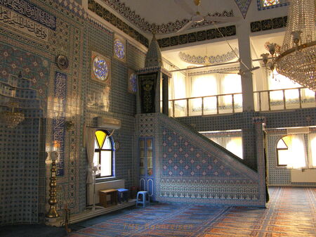Im Innern einer Moschee in Pamukkale