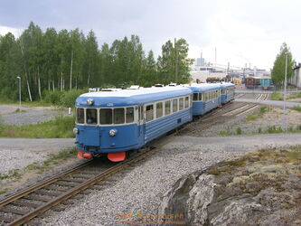 Von der Hauptstrecke Kouvola - Pieksämäki zweigt eine weitere Güterzugstrecke ab, die auf dem Gebiet von Ristiina endet
