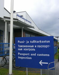 Vainikkala, der Grenzbahnhof zu Russland, war das nächste Ziel