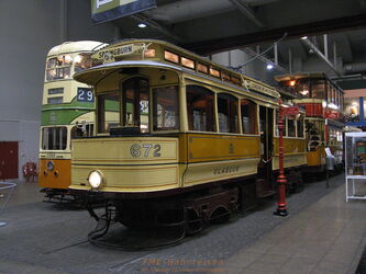 Auch eine große Anzahl Straßenbahnwagen sind im Museum zu sehen 