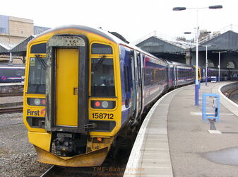 Auf der Far North Line von Inverness nach Thurso und Wick verkehrt die Baureihe 158 (
