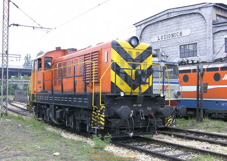 Die Baureihe 641 (hier die 641-306) wurde ab 1960 in Ungarn gebaut und entspricht weitgehend der dortigen BR M44